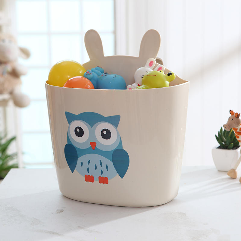 Cute Animal Safe Non-Toxic Material Children Hanging Storage Basket Kids Toy Organization Storage Box For Kid