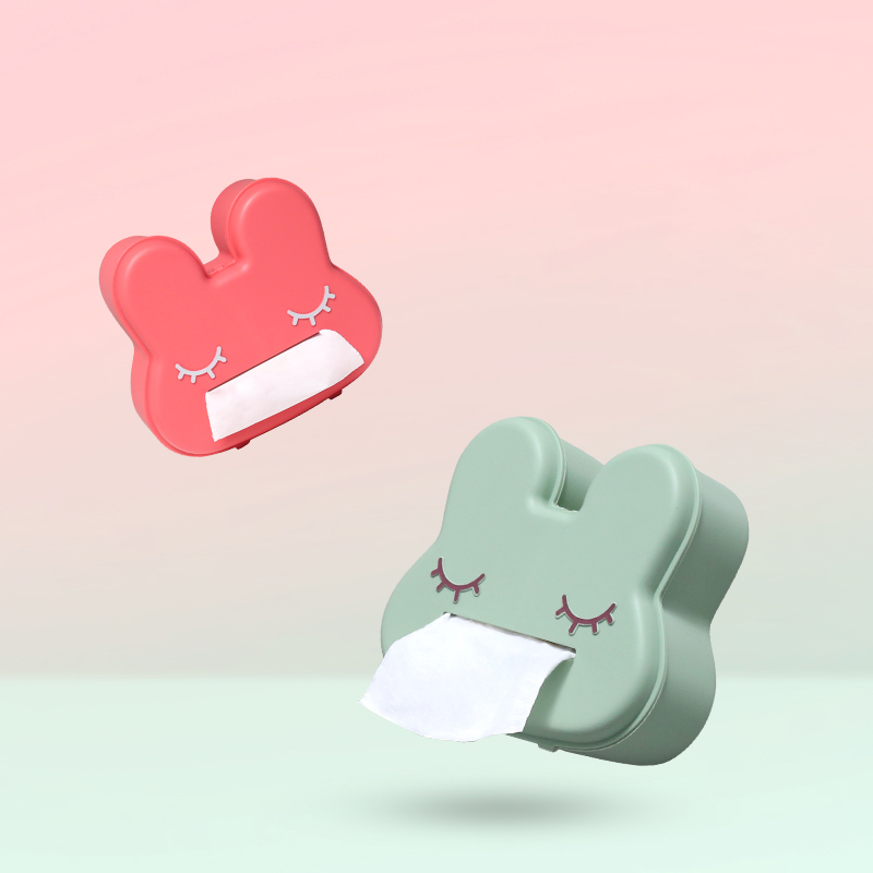 Home Creative Cartoon Cute Pp Safety Material Tissue Box Tissue Box Holder Hanging Tissue Box For Kid Baby